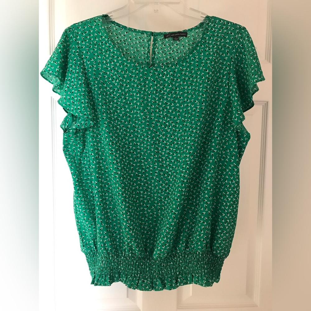 Adrianne Papell Green Top L